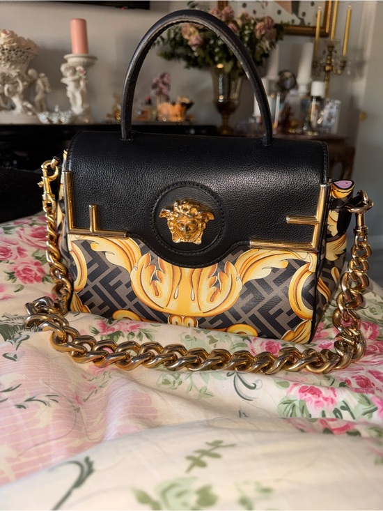 Versace Handbags - Fendace La Medusa Bag w/ gold chain Fendi & Versace Collaboration 2022 , AS IS